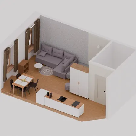 Apartament Mazurska Na Parterze Z Wejsciem Na Kod O Dowolnej Porze *